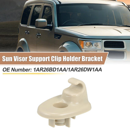 Beige Sun Visor Support Clip Retainer for Jeep