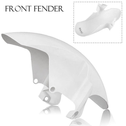 White Front Fender Mudguard for Yamaha YZF R6 (2008-2012)