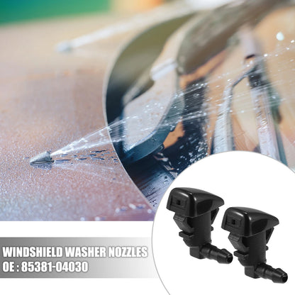 Windshield Washer Nozzles & 2.5m Hose for Toyota Tacoma (2005-2023)
