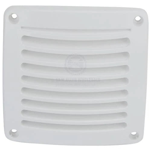 Plastic Square Tapered Edge Louvre Vent for Boat/Caravan/Camper 115mm