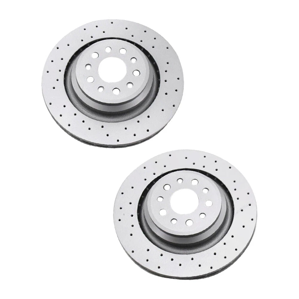 2x Rear Brake Rotors for Maserati Ghibli S Sq4 (2014–2016)