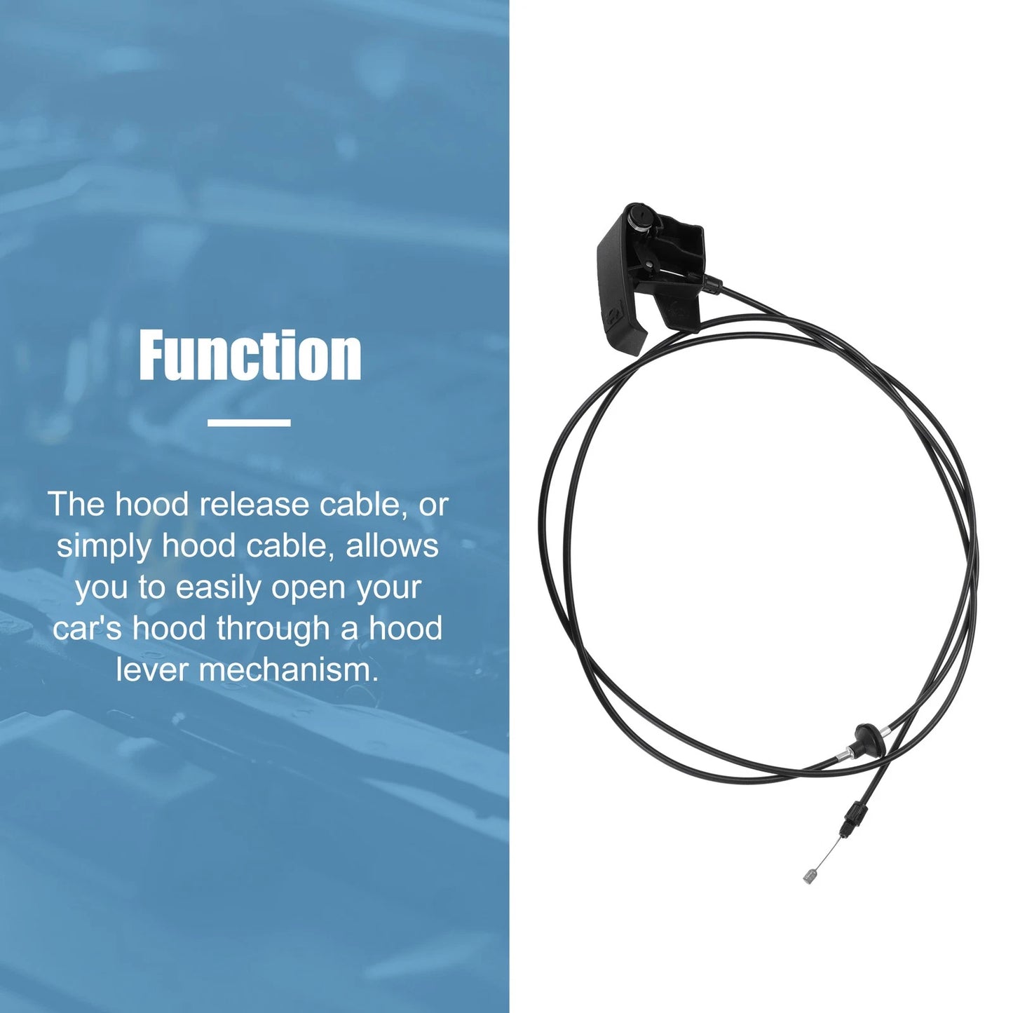 Hood Release Cable for Chevrolet Silverado / GMC Sierra
