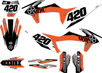 HUSH Style Full Sticker Kit for KTM SXF 2019-2022