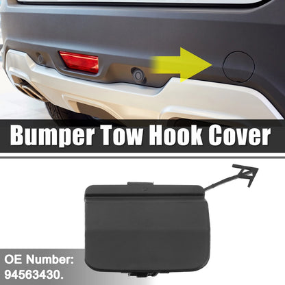 1 x Rear Bumper Tow Hook Cover Towing Eye Cap Fit for Chevrolet Cruze Black
