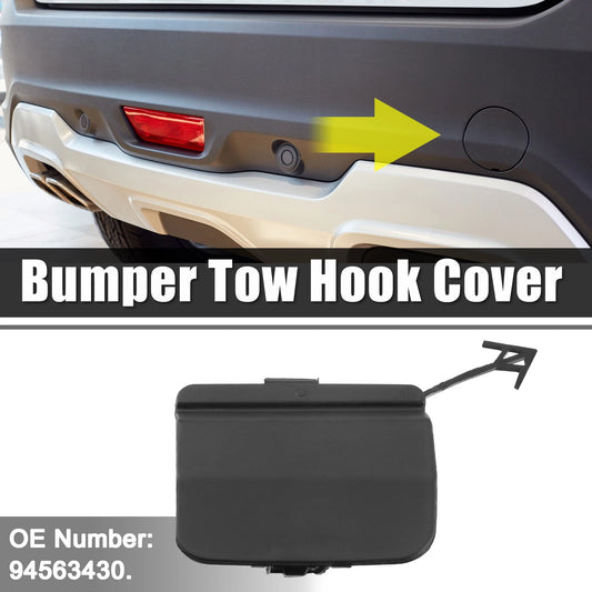 1 x Rear Bumper Tow Hook Cover Towing Eye Cap Fit for Chevrolet Cruze Black
