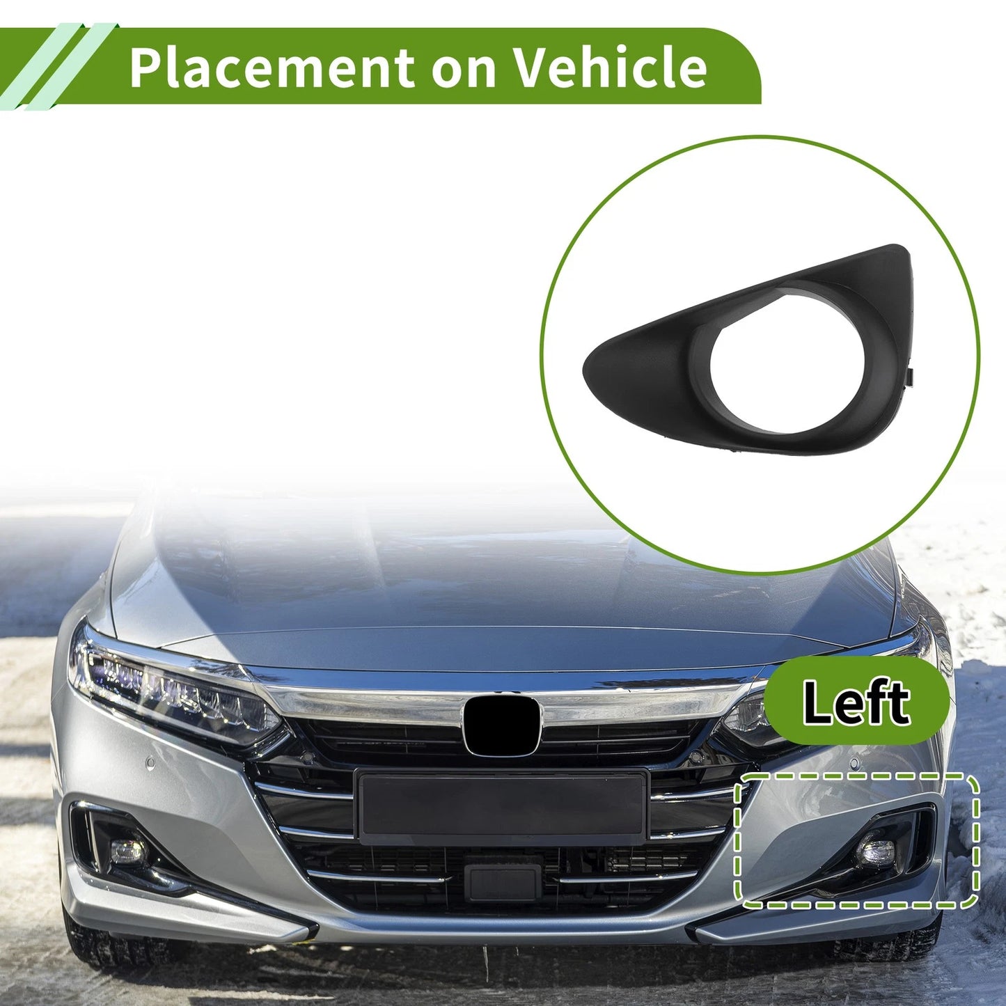 Front Left Fog Light Grill for Toyota Yaris (2011-2014)