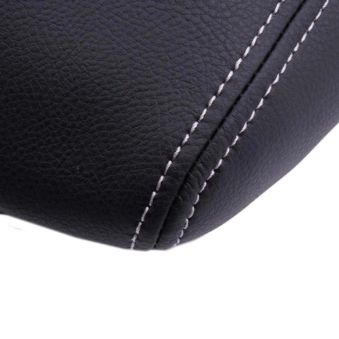 Leather Center Console Lid Armrest Cover for 11-19 Jeep Grand Cherokee Black