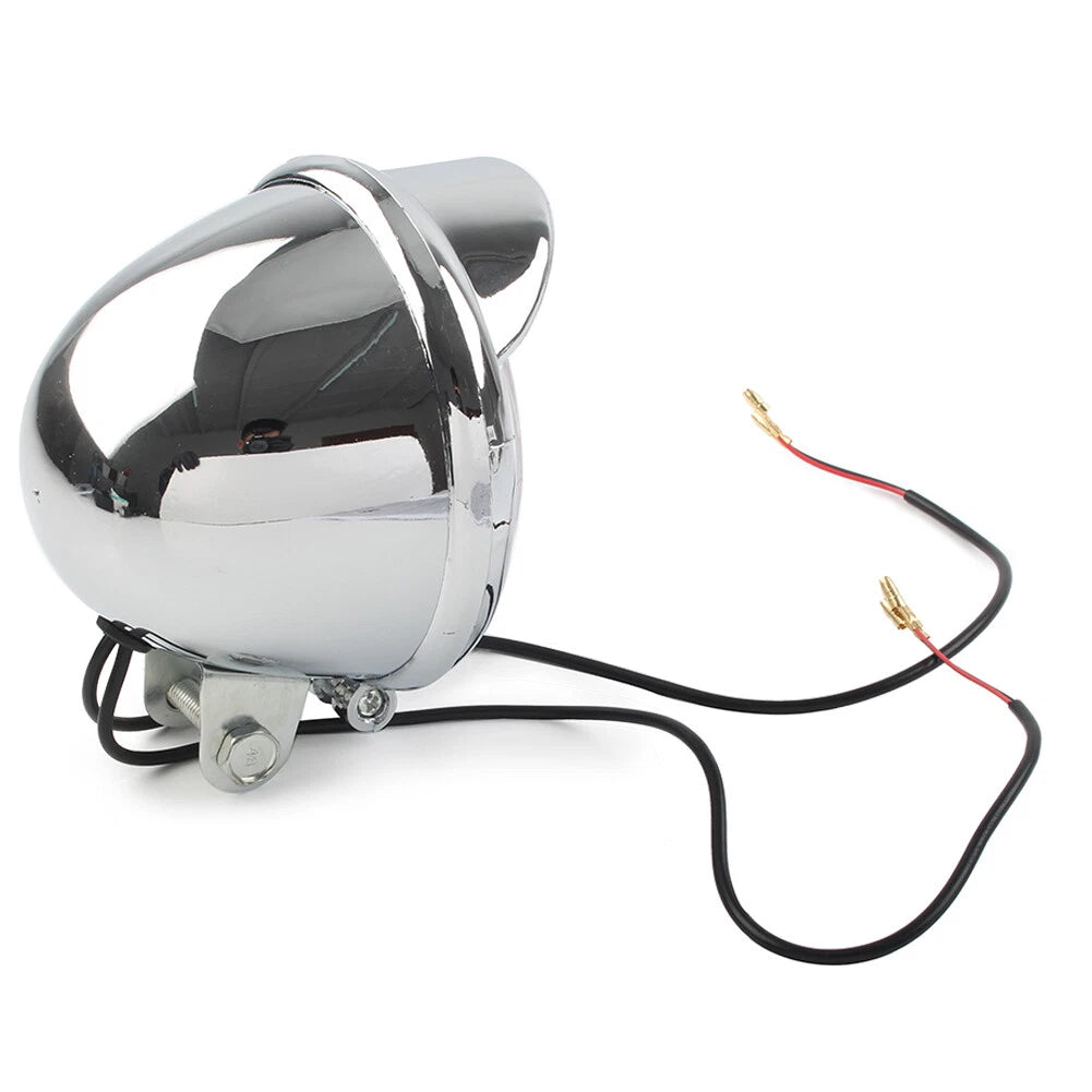 Fog Light Lamp for Harley Honda Suzuki Motorcycle Chrome