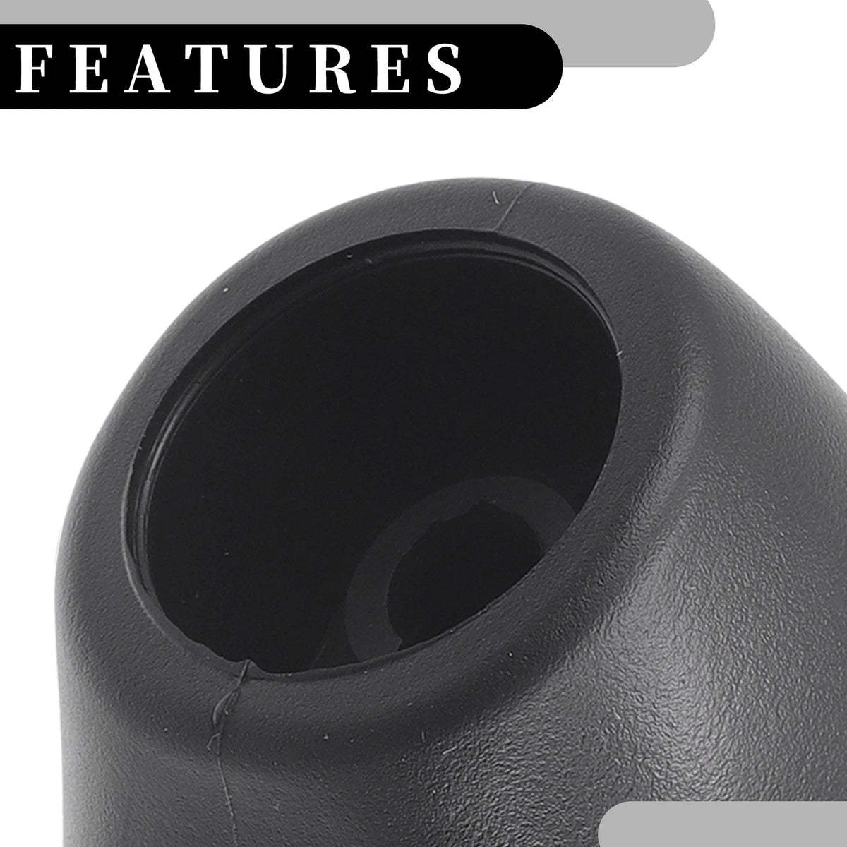 5 Speed Manual Gear Shift Knob for Fiat Ducato (1994-2006) Black Plastic