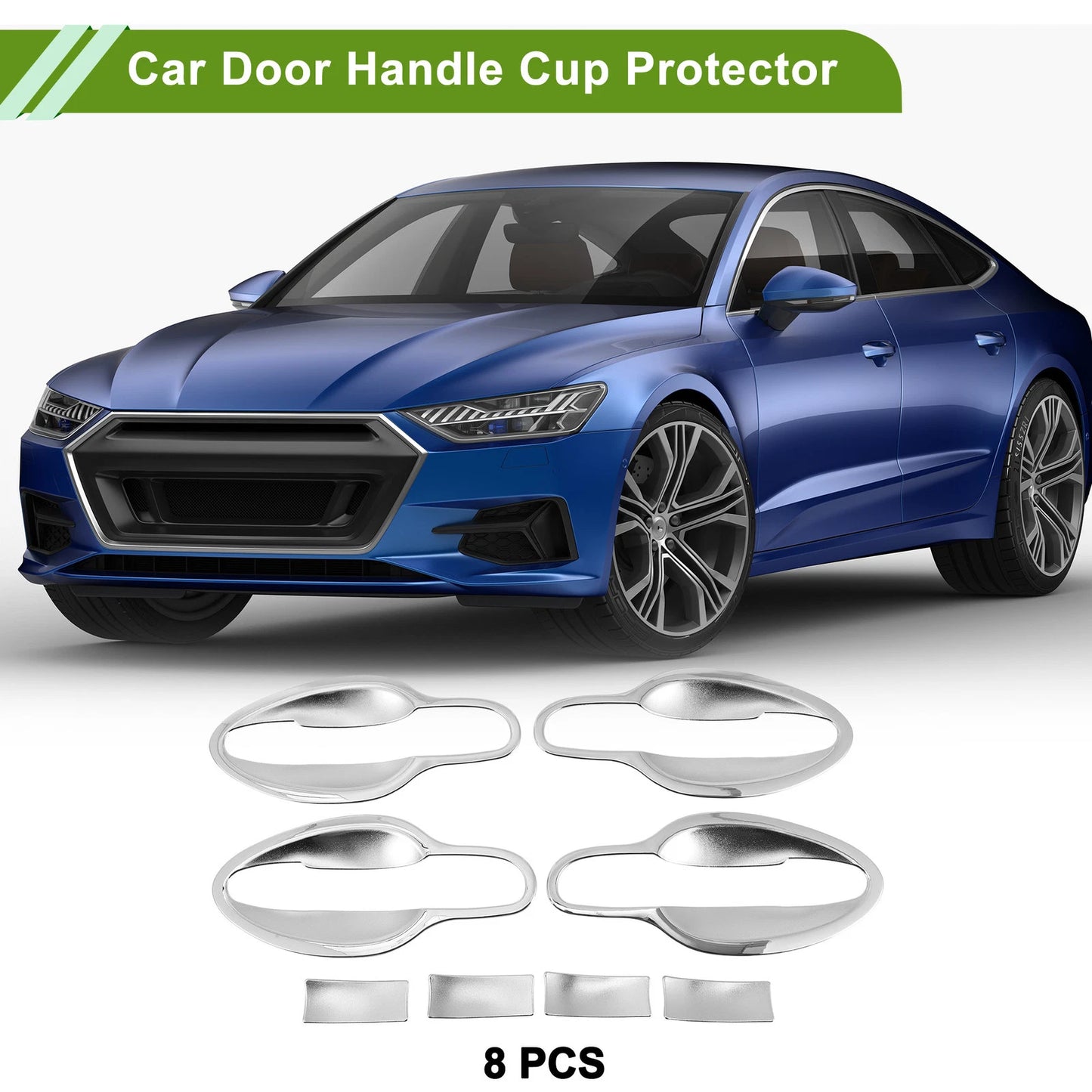 Chrome Silver Door Handle Cup Protectors for Mazda CX-5 2013-2017 (8 Pcs)