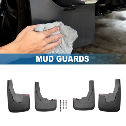 Mud Flap Splash Guards for Dodge Ram 1500 (2019-2024)