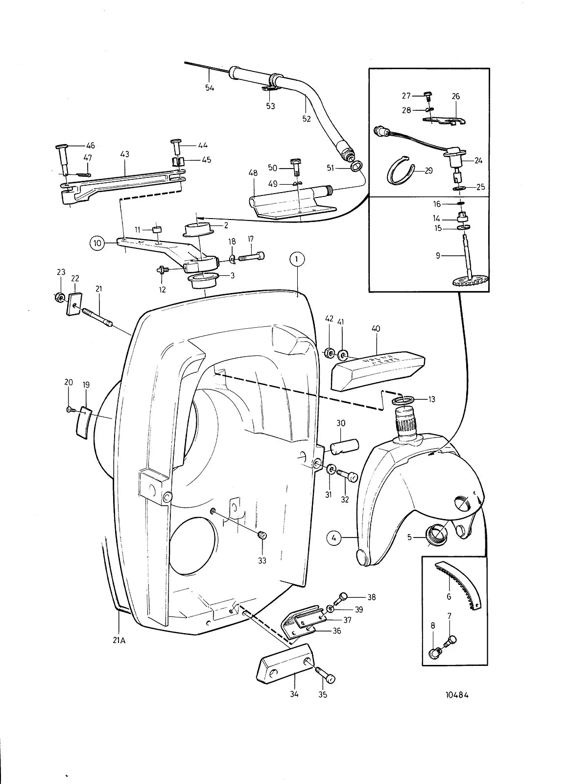 Gear Wheel & Segment for Volvo Penta Sterndrives AD31/AD41