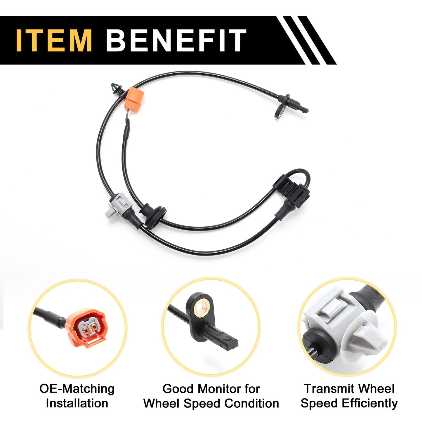 ABS Wheel Speed Sensor for Honda Ridgeline (2006-2014)