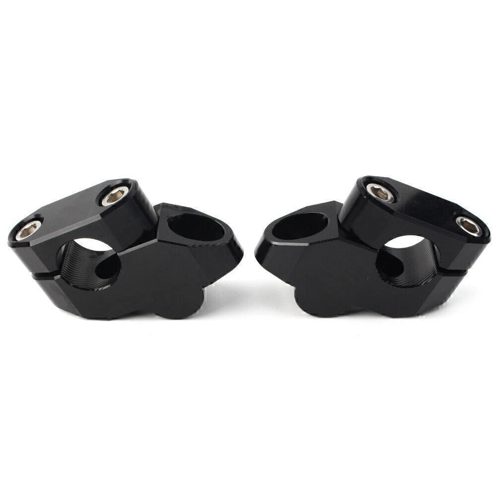 Black Handlebar Bar Extension Riser for Motorcycle