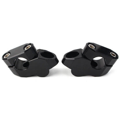Black Handlebar Bar Extension Riser for Motorcycle