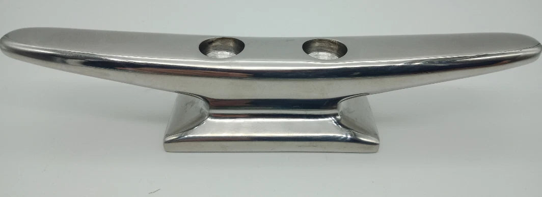 Boat Cleat Narrow Base 316 Polished Stainless Steel 150mm Heavy Duty