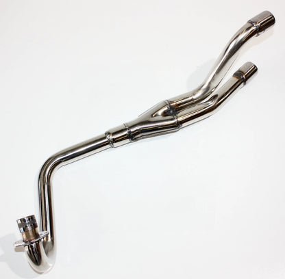 Twin Bigbore Stainless Exhaust Pipe for 125cc 140cc 160cc PIT PRO Dirt Bike