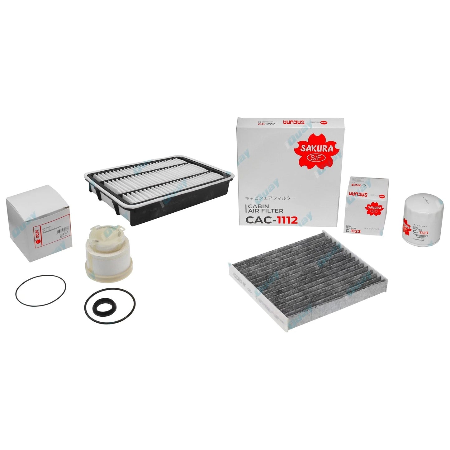 Air Oil Fuel Cabin Filter Kit for Hiace KDH201 KDH221 KDH223 3.0L Diesel (2005-2023)
