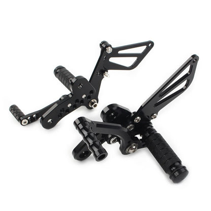 Moto Rear Set Foot Pegs for Suzuki Hayabusa GSX1300R (1999-2008) Black