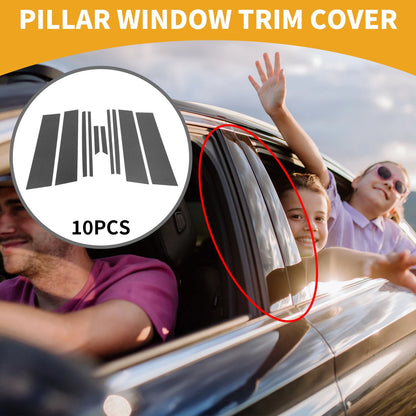 Pillar Window Trim Cover / 10 Pcs / Toyota RAV4 Trim Cover (2020–2021)