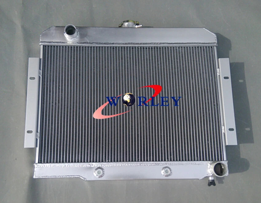 3 Row Aluminum Radiator + Fans for Jeep CJ5 CJ6 CJ7 (1972-1986)