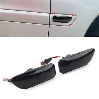Smoked LED Side Marker Turn Signal Lights for Volvo S60 S80 V70 XC90 (2000-2010)