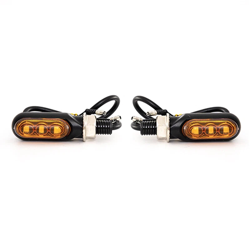 4 x Universal Motorcycle Dynamic LED Turn Signal Indicator Amber Light