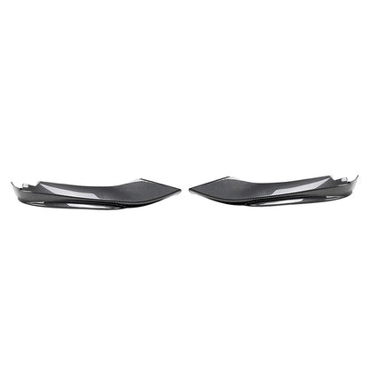 Carbon Front Bumper Lip Splitter Side Air Vent Covers for BMW 4-Series (2014-2020)