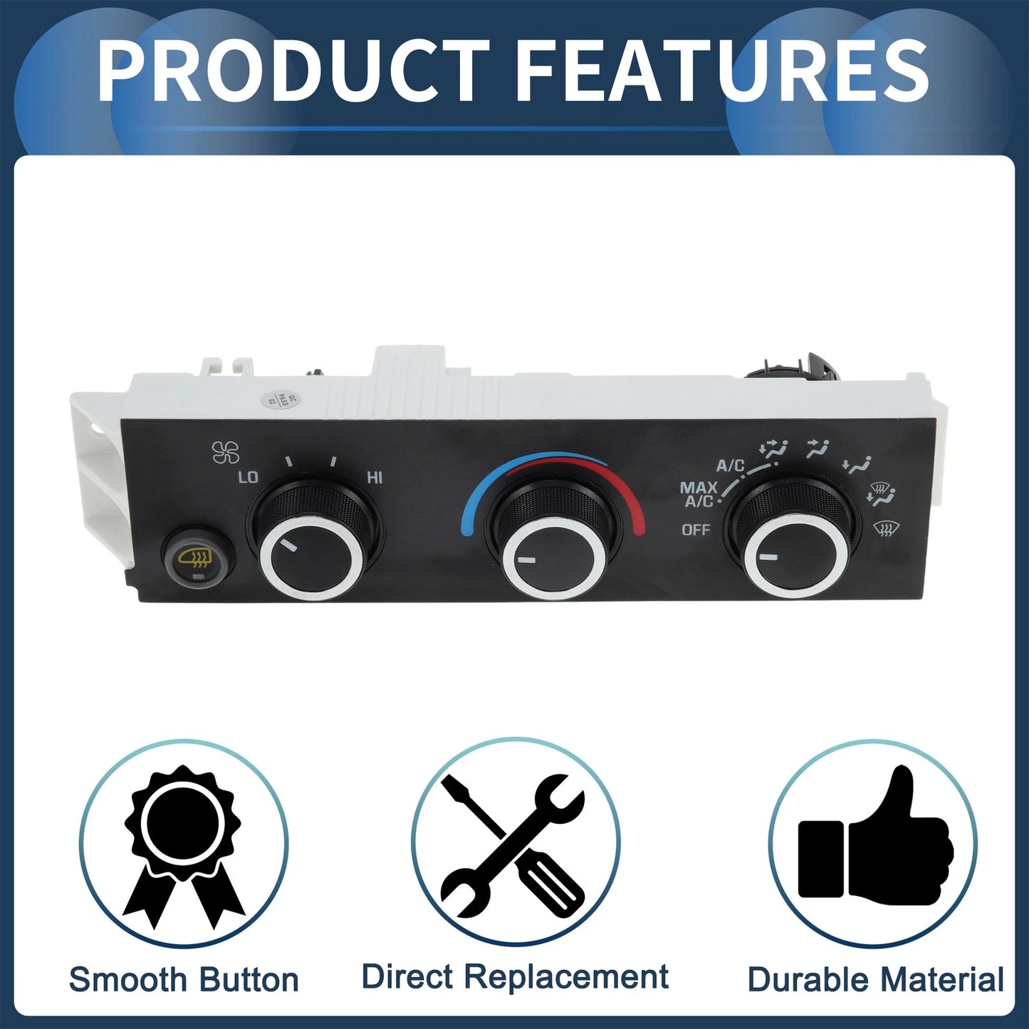Climate Control Module for Chevrolet Express 1500-2500 (2001-2014)