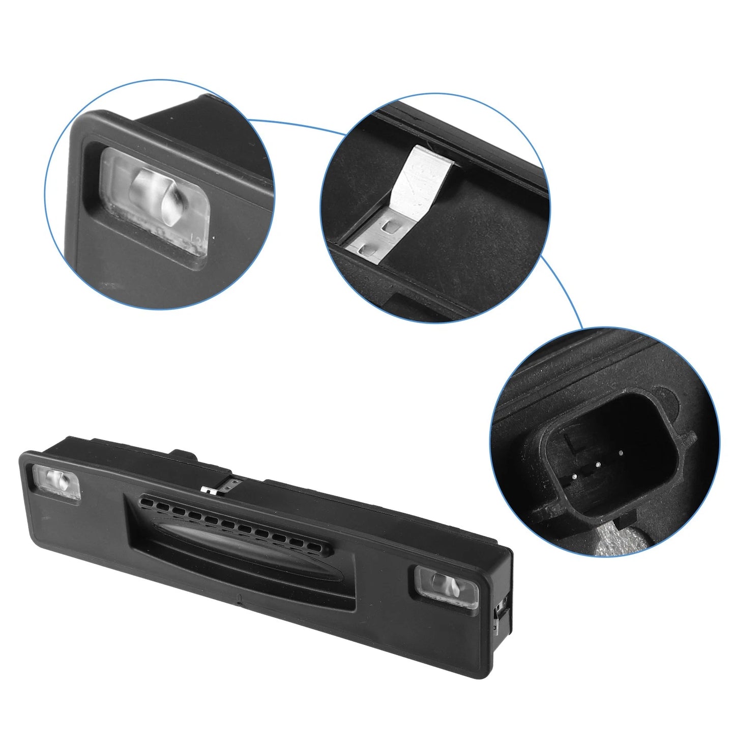 Rear Trunk Tailgate Lock Release Handle for Ford Fiesta (2017-2023)