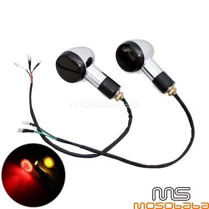 LED Rear Brake Turn Signal Light Smoke Lens for Suzuki M109R M90 (2006-2023)