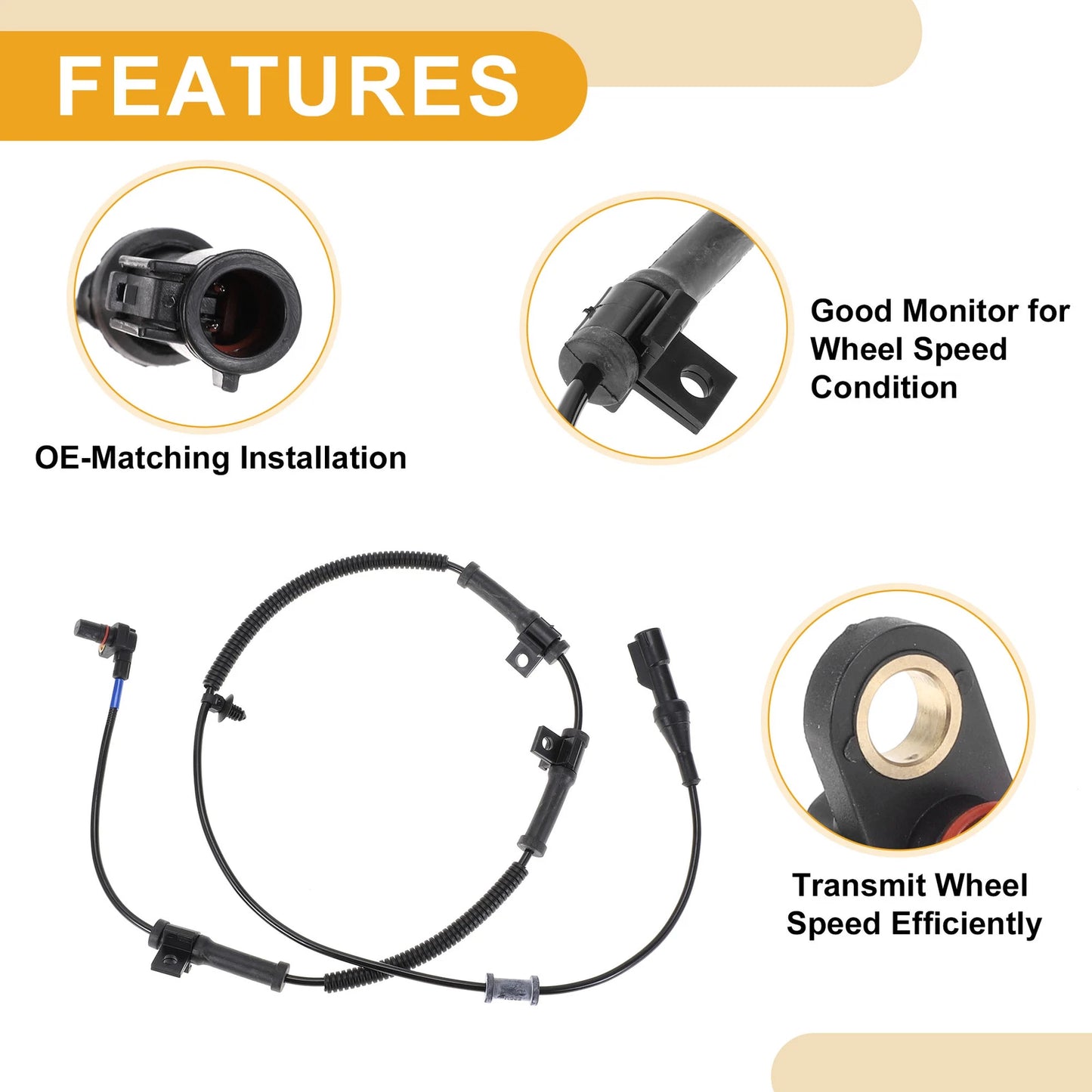 ABS Wheel Speed Sensor for Ford F-450 Super Duty (2005-2007)