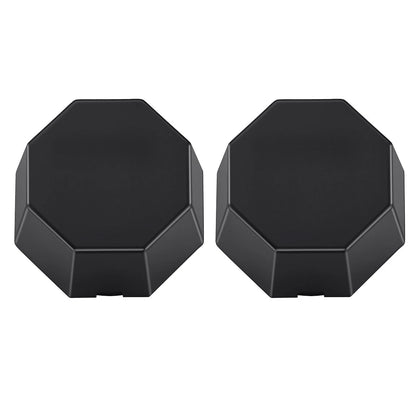 2 x Black Center Wheel Hub Caps for Polaris Sportsman 570 SP X2 (2015–2025)