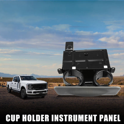 Cup Holder for Ford F-350 (1999-2001) Gray Instrument Panel Drink Holder