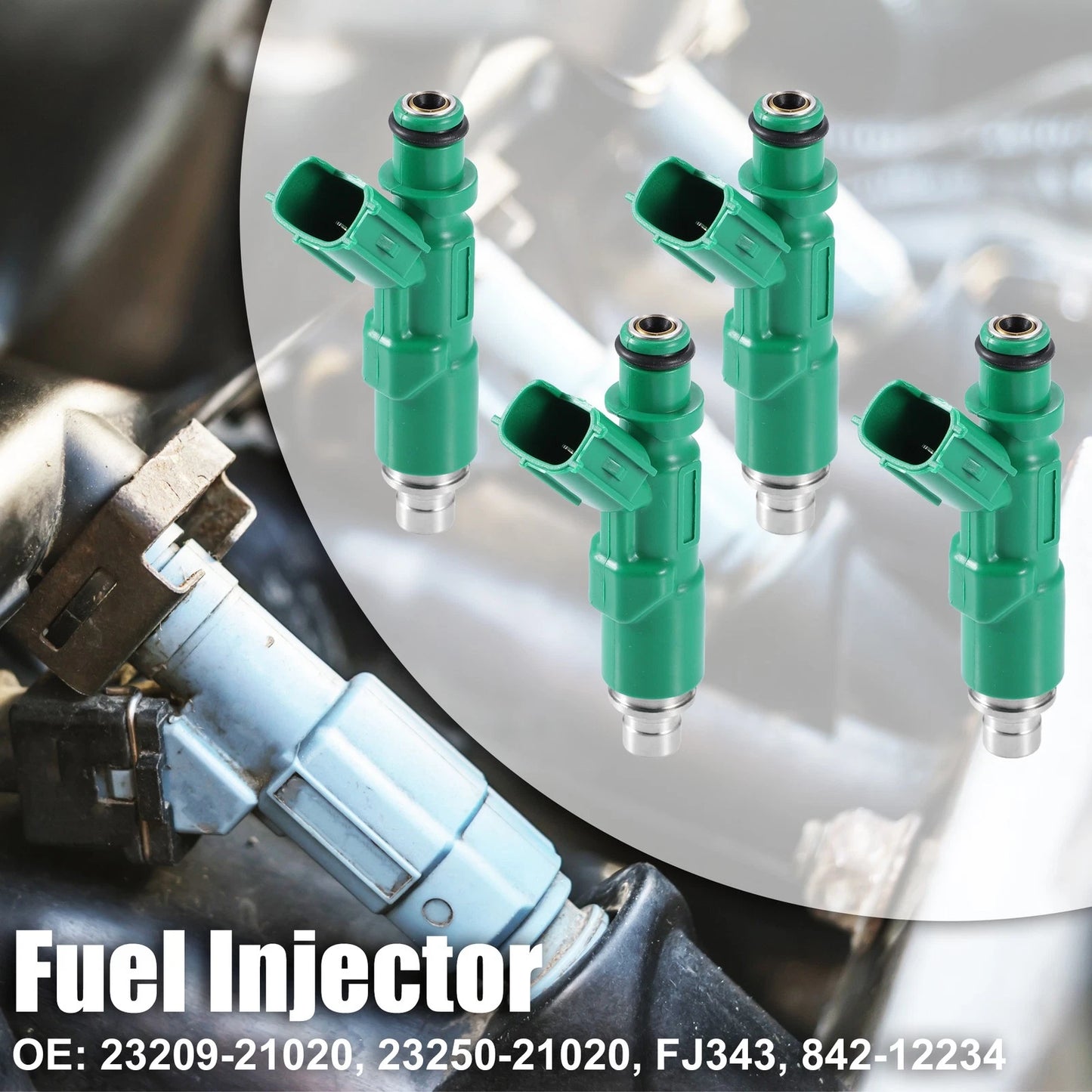 4 Pcs Fuel Injectors for Toyota Prius 1.5L, Scion xA xB (2003-2009)