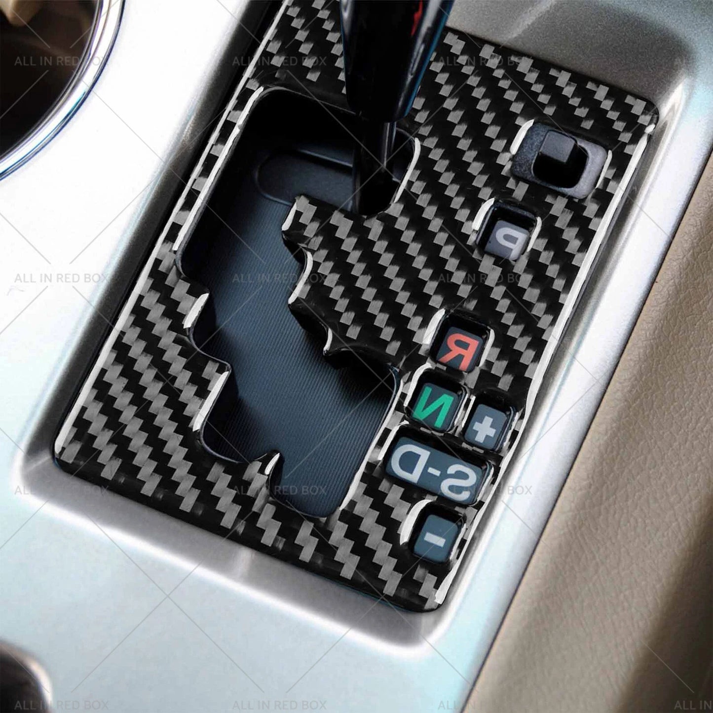 Carbon Fiber Gear Shift Console Trim for Toyota Kluger (2008-2013)