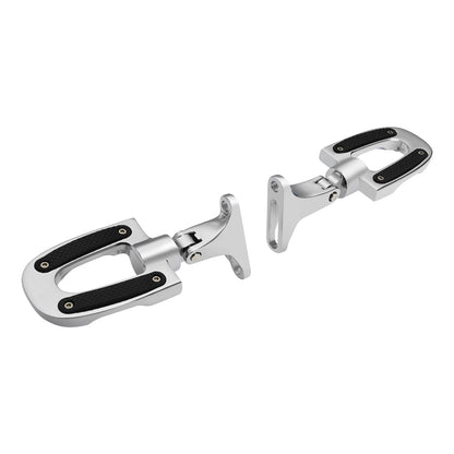 Chrome Rear Passenger Footpegs for Harley Touring Road Glide (1993-2025)