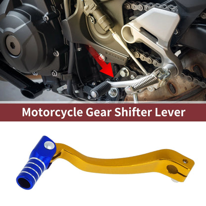 Folding Motorcycle Gear Shift Lever for Kayo T6 Gold Tone Blue Silver Tone
