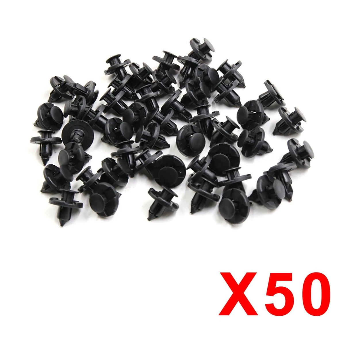 50 Pcs Car Retainer Clips & Rivets with Remover for Nissan Altima