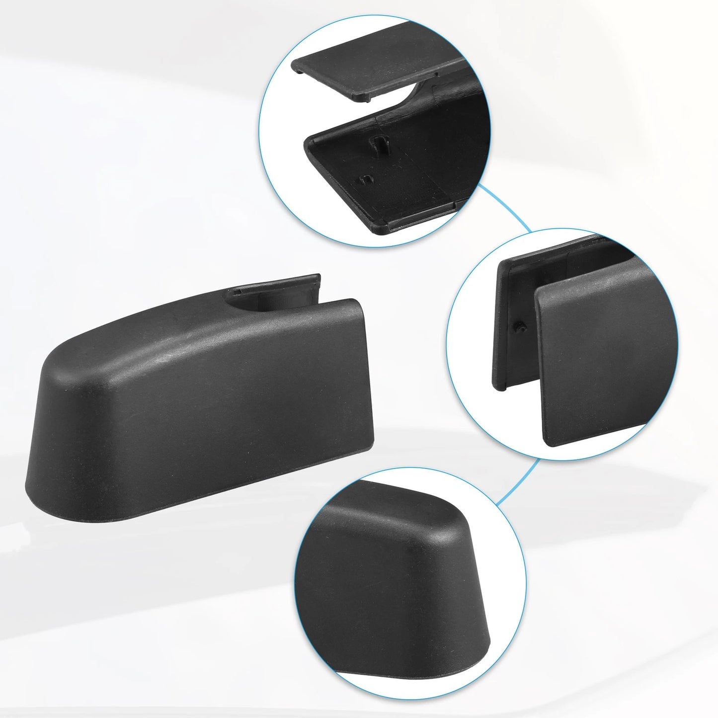 Rear Windshield Wiper Arm Nut Cap Black for BMW X3 (2018-2024)