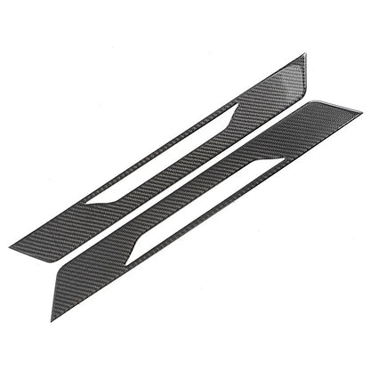 Door Sill Cover Scuff Plate Trim for Chevrolet Corvette C8 (2020-2023) Carbon Fiber