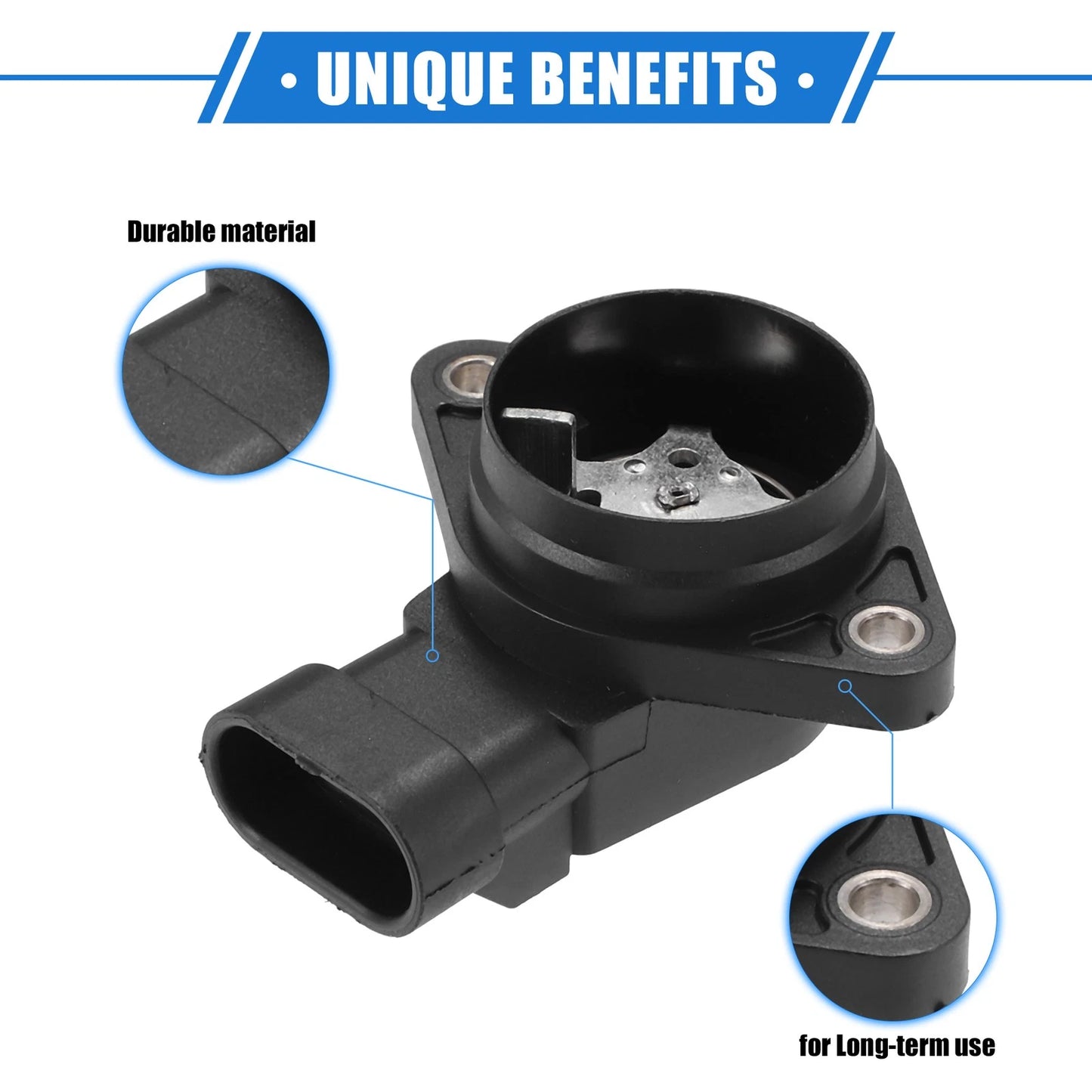 Throttle Position Sensor Black for Chevrolet Impala 3.8L (2000-2005)