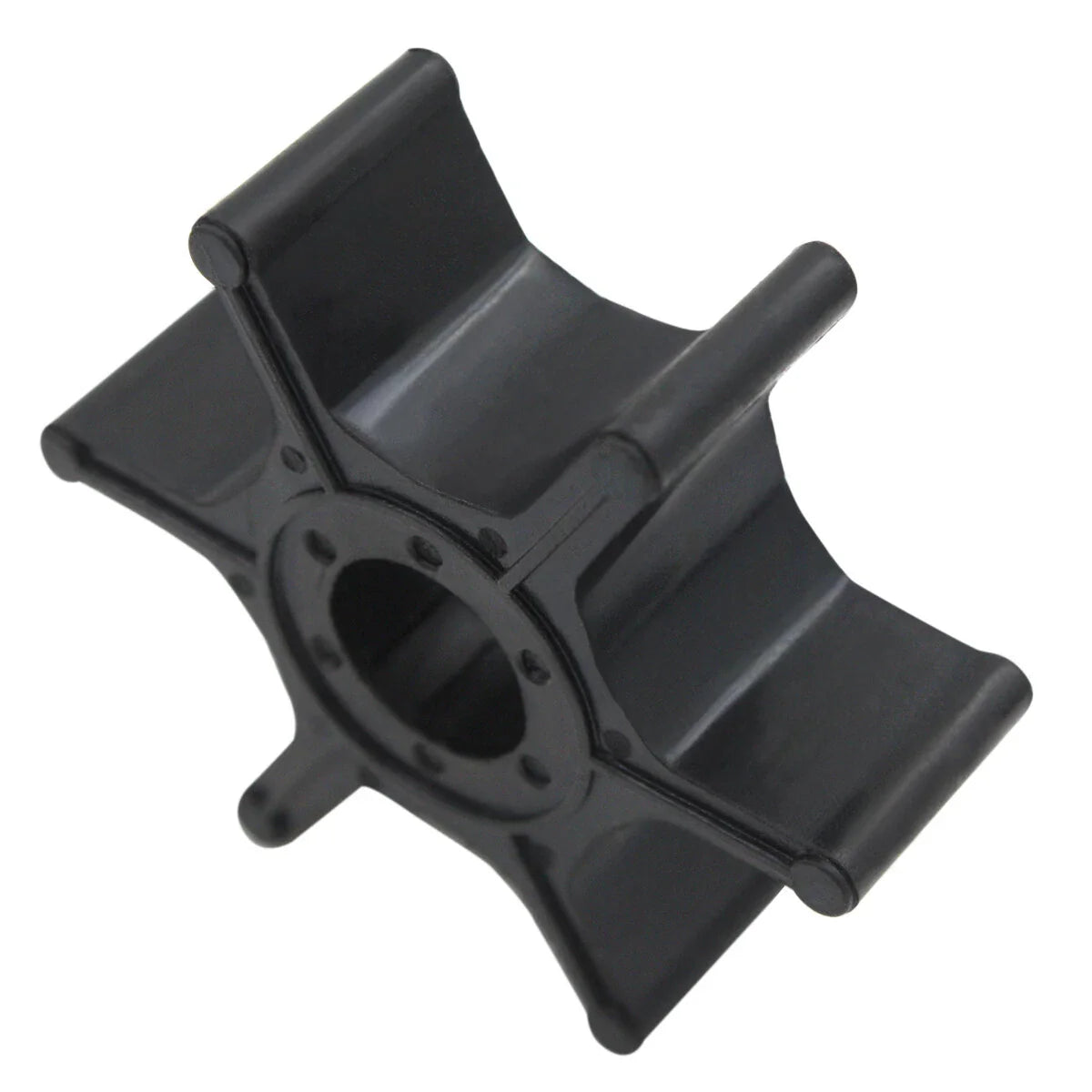 Water Pump Impeller with Key for Suzuki 2/4-Stroke 2-8HP Models