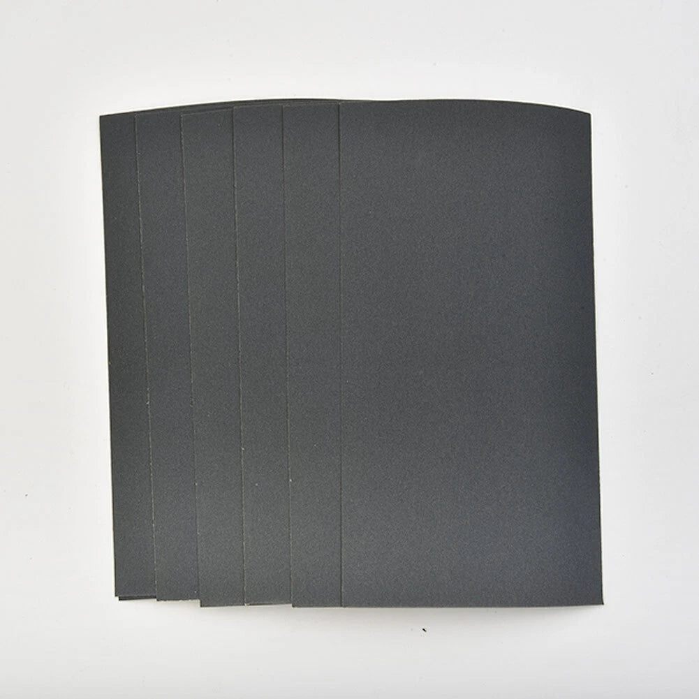 Sandpaper 70x Wet/Dry 3x5-1/2 600-2500 Grit for Auto Car Polisher Tool