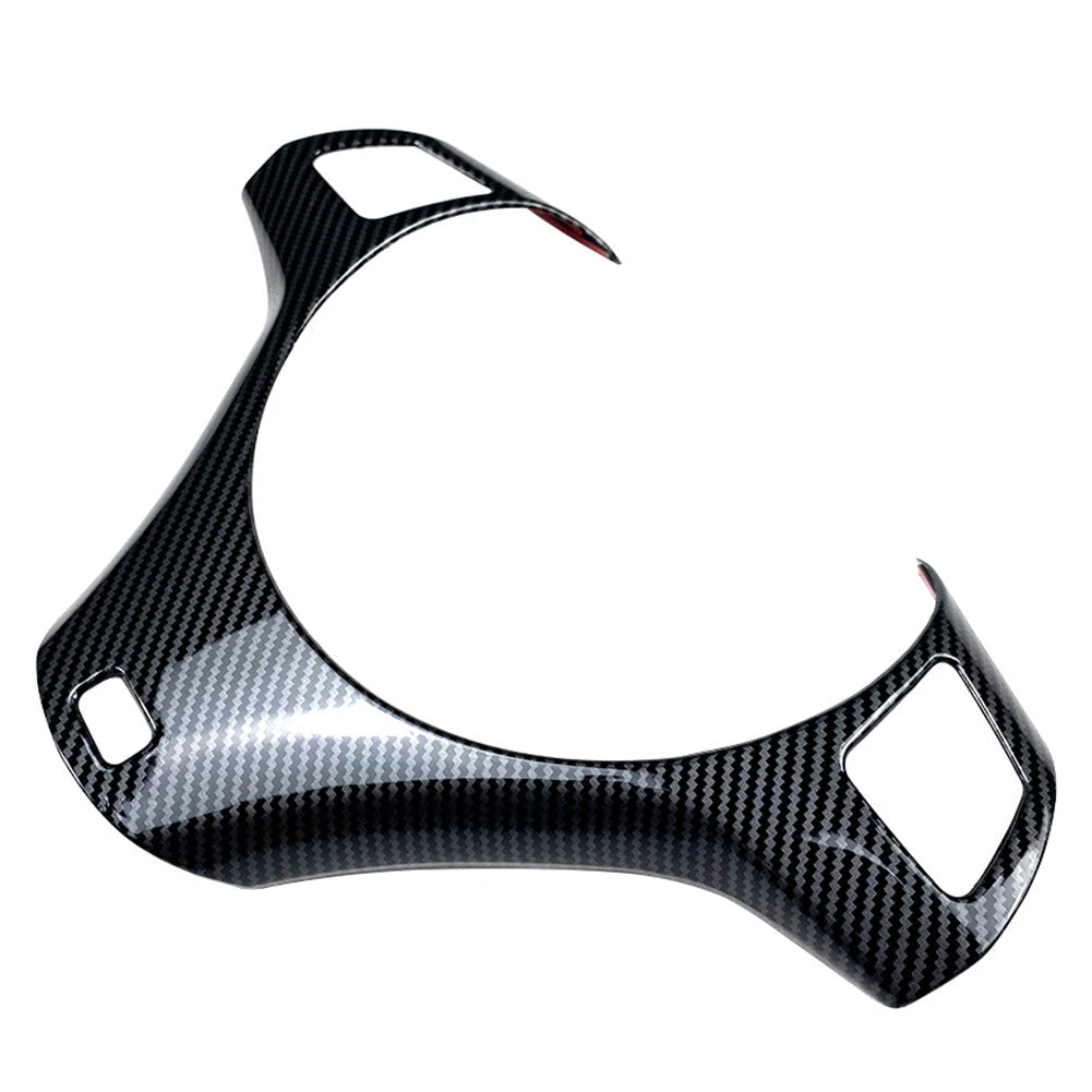 Carbon Fiber Steering Wheel Cover Trim for BMW 3 Series E90 E91 E92 E93 (2005-2012)