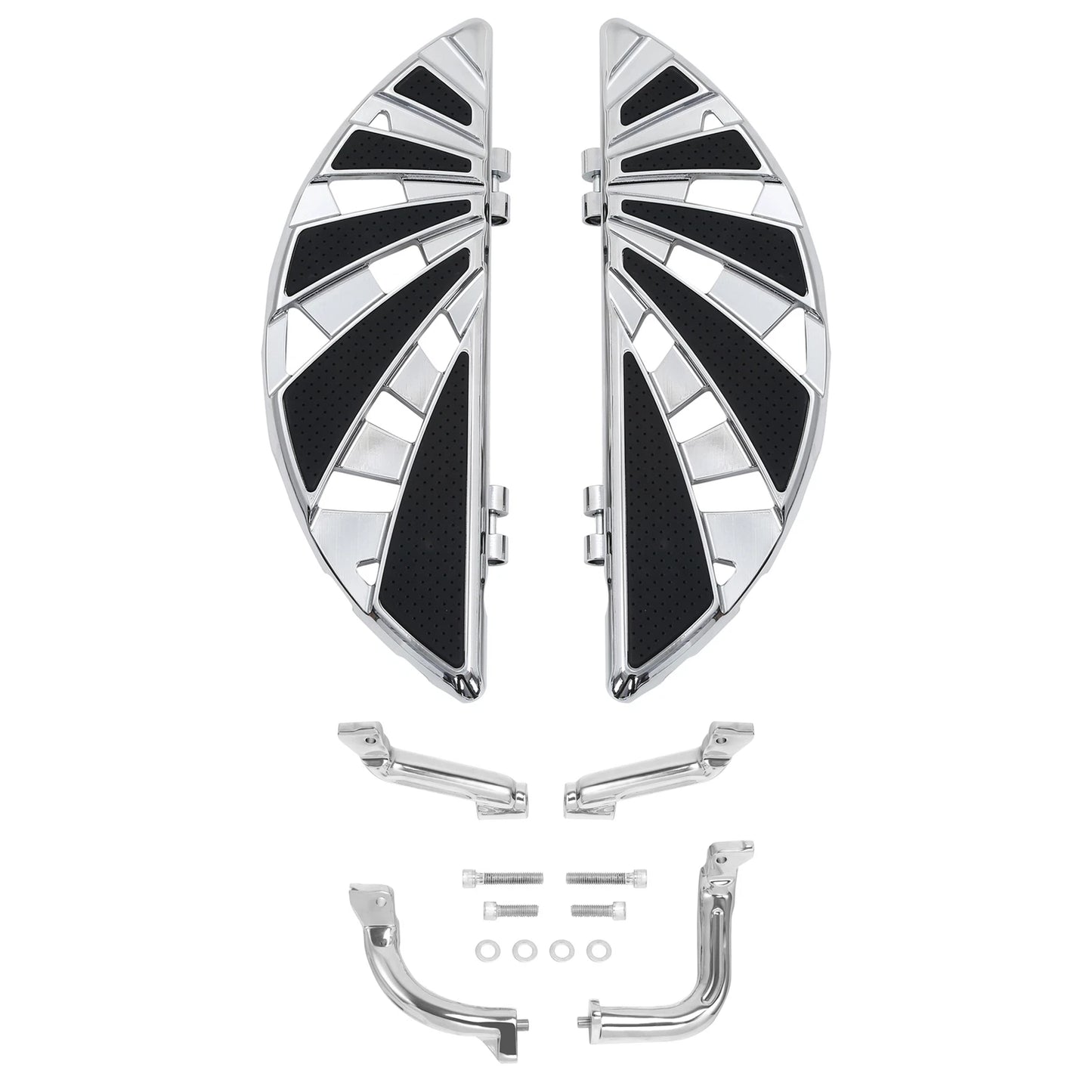 Chrome Driver Floorboards Mount Bracket for Harley Touring Road Glide (14-24)