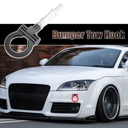 Black Front Bumper Tow Hook Ring for Honda Fit, S2000, Acura TL (2001-2008)