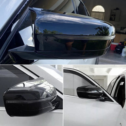 Glossy Black Side Mirror Cover Caps for 2017-2022 BMW 3 Series G20 G30