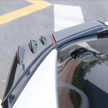 Carbon Fiber Look Rear Tail Light Lamp Cover Trim for Toyota C-HR (2017–2022)