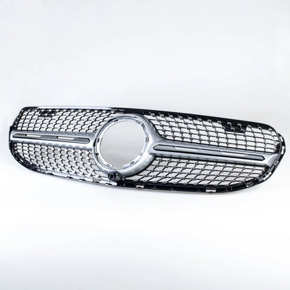 Silver Diamond Slats Front Grille for Mercedes Benz X253 (2020-2022)